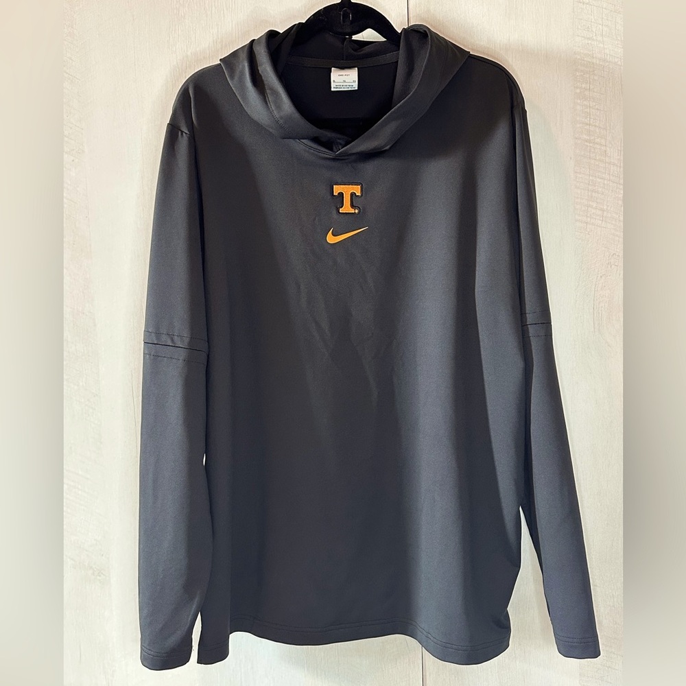 University of Tennessee Nike DriFit Performance Hooded Player Top